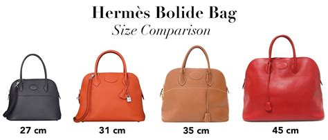 hermes bolide bag size.